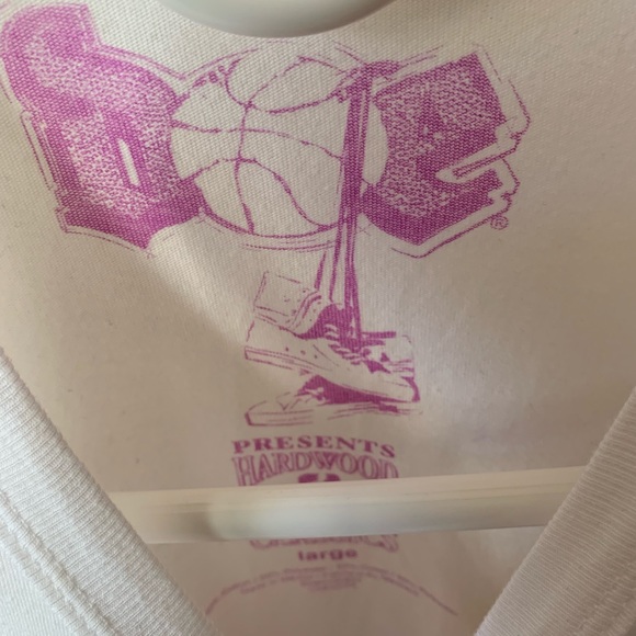 Vintage I Heart Los Angeles Lakers T-Shirt Hardwood Classics Woman's Large - Picture 8 of 11